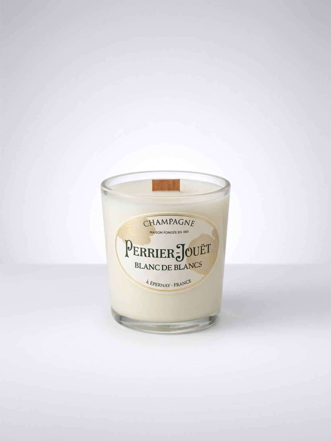 Recycled Perrier Jouet Candle