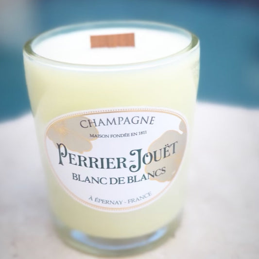 Recycled Perrier Jouet Candle